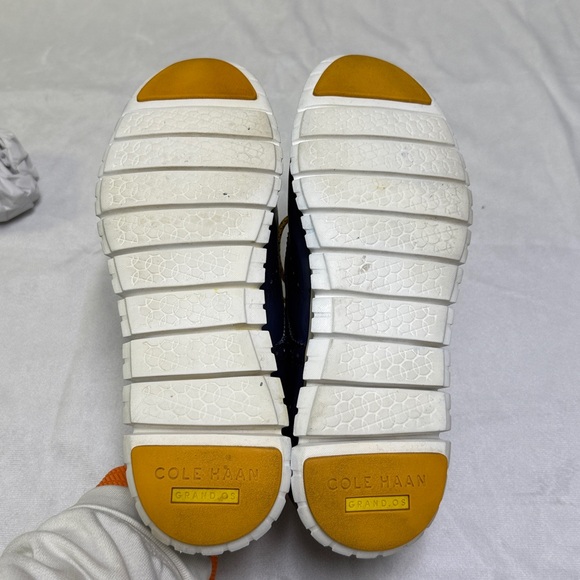 Cole Haan Shoes woman’s 10 Blue Leather Oxford Wingtip ZeroGrand OS Casual - Picture 3 of 4